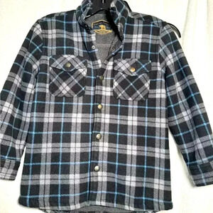 Freedom foundry boys fleece flannel Sherpa jacket sz S 7/8